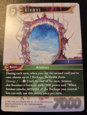 Atomos 16-043 Hero Emissaries Of Light Final Fantasy TCG