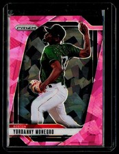 2025 Panini Prizm #25 Yordanny Monegro Pink Ice Prizms