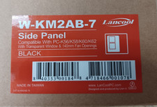 Panel lateral transparente LANCOOL W-KM2AB-7 con aberturas de ventilador dobles de 140 mm