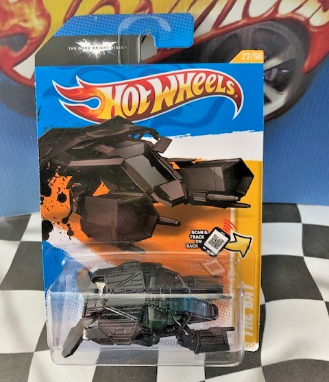Hot Wheels 2012 New Models 27/50 027 The Bat Batman The Dark Knight Rises BLACK