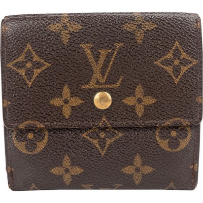 Louis Vuitton Monogram Canvas Elise Wallet Portemonnaie Geldbörse