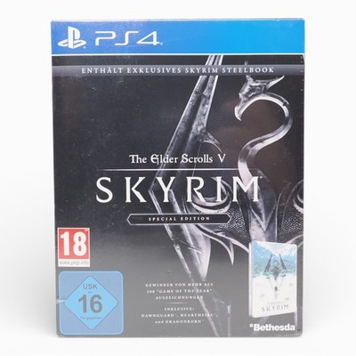 The Elder Scrolls V 5 Skyrim Special Edition Steelbook Sony PS4 Playstation 4
