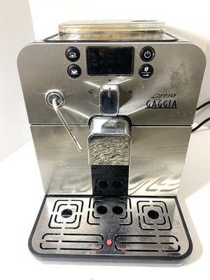 Italian-made Gaggia Brera Fully Super-Automatic Espresso Machine in Black/Silver