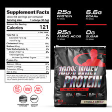 Goliath Labs Whey Protein Powder Concentrate 5LB  68 Servings