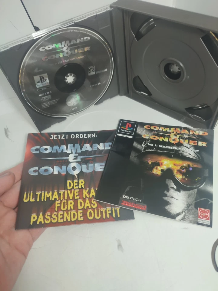 Command And Conquer Teil 1 Big Box PS1 Playstation 1 Mit Anleitung Komplett - Bild 2 von 4