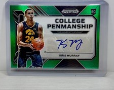 2023-24 Panini Prizm Draft Picks - College Penmanship Kris Murray #CP-KMY Green