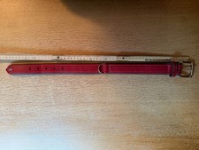 Hunter Set Canadian Elk: Hundehalsband und verstellbare Führleine, neu, rot