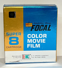 Sealed Kmart Focal 8mm Movie Film ASA 25/40 Type A 50ft Expired 7/1979 Vintage