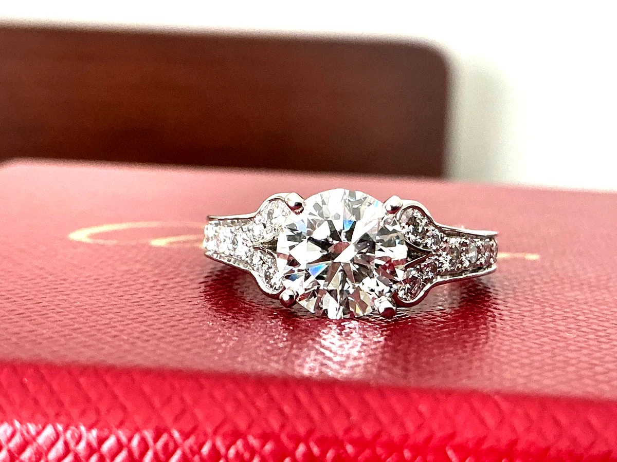 Cartier Diamond Engagement Ring Fine Rings | eBay