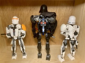 Lego Star Wars Buildable Figures Lot (3) Darth Vader 75111 75108 Trooper 75114