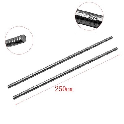 Drill Positioning Tool 2PCS 250mm 1-24 Scale Bimetal Ruler for Electric Hammer