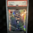 2024 Panini Mosaic - Rookies Drake Maye #303 Silver Prizm (RC)