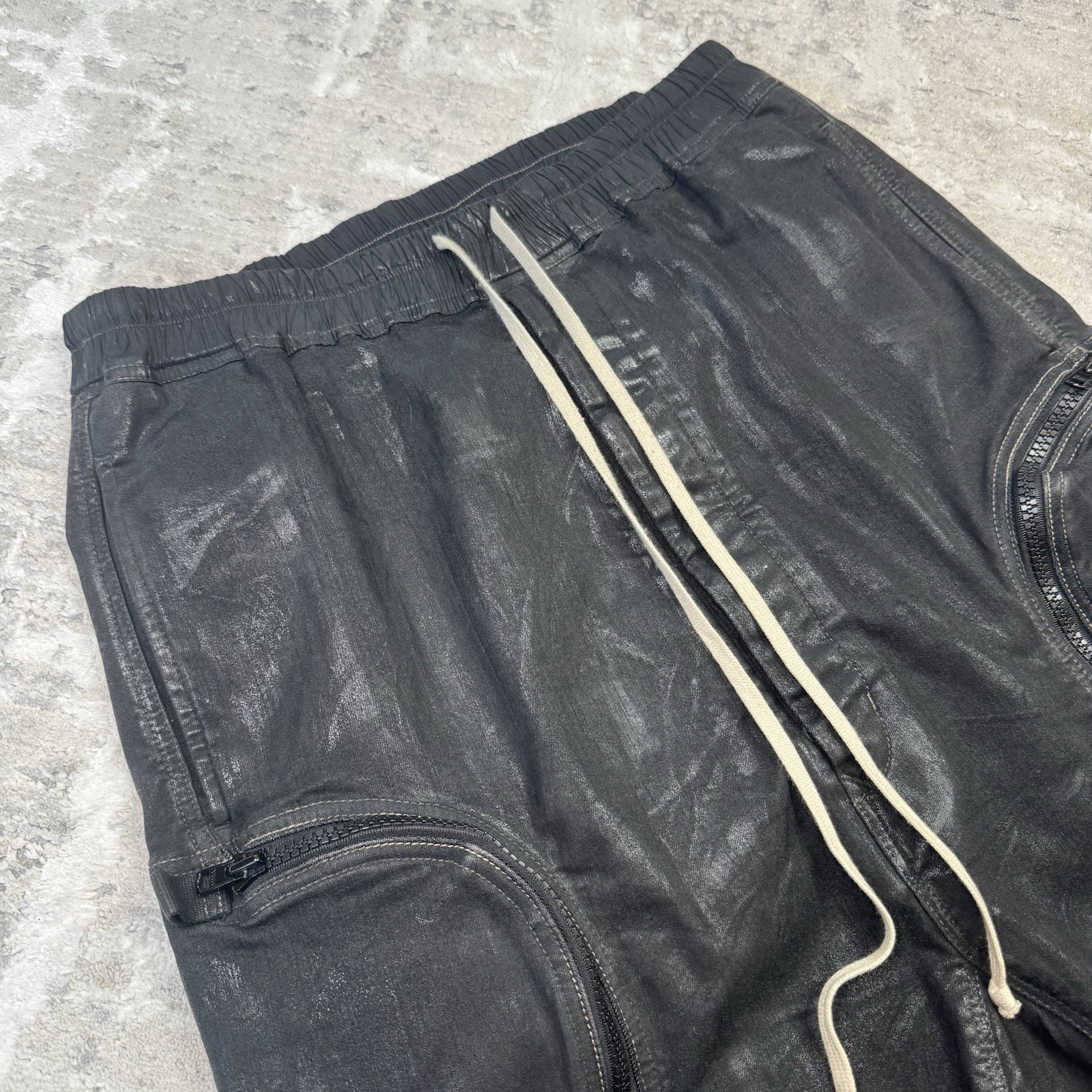 Rick Owens DRKSHDW Bauhaus Zipper Cargo Shorts image 7