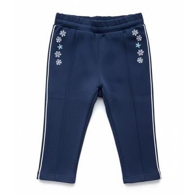 Chicco Kinder Jogginghose navy blau mit Schneebällen 80