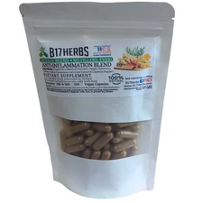 Anti Inflammation Blend w/Turmeric, Cayenne, Cloves and more - 100 Veg. Caps