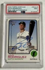 2022 Topps Heritage Julio Rodriguez Rookie Auto PSA 9 Mint Seattle Mariners RC