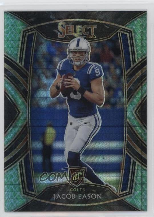2020 Panini Select Club Level Dragon Scale Prizm 14/67 Jacob Eason #248 r7d