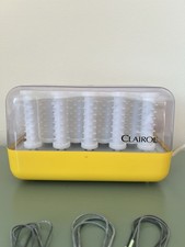 Vintage Conair Hot Rollers Curlers Yellow C 14 Style Setter With Pins Working 14