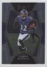 2021 Panini Select Premier Level Rashod Bateman #155 0t0c