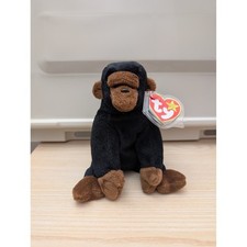 Vintage Ty Beanie Babies Congo Gorilla Plush Toy Style 4160 Collectible Kids