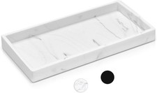 Bathroom Vanity Tray 7.9'' Silicone Kitchen Sink Soap Tray Toilet Tank Desk