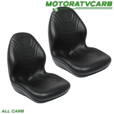 ALL-CARB Universal Replacement High Back Tractor / Forklift / Mower Seat  2 Pcs