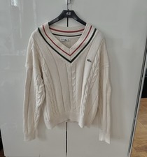 Lacoste Cable Knit Pullover Vintage Cricket S...