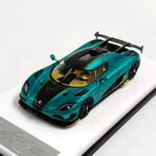 1:64 Green Agera RS Alloy Die-Cast Model Car Collection Display