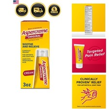 Pain Relief Cream for Arthritis, Joint  Muscle Pain, Non-Greasy Topical Anal...