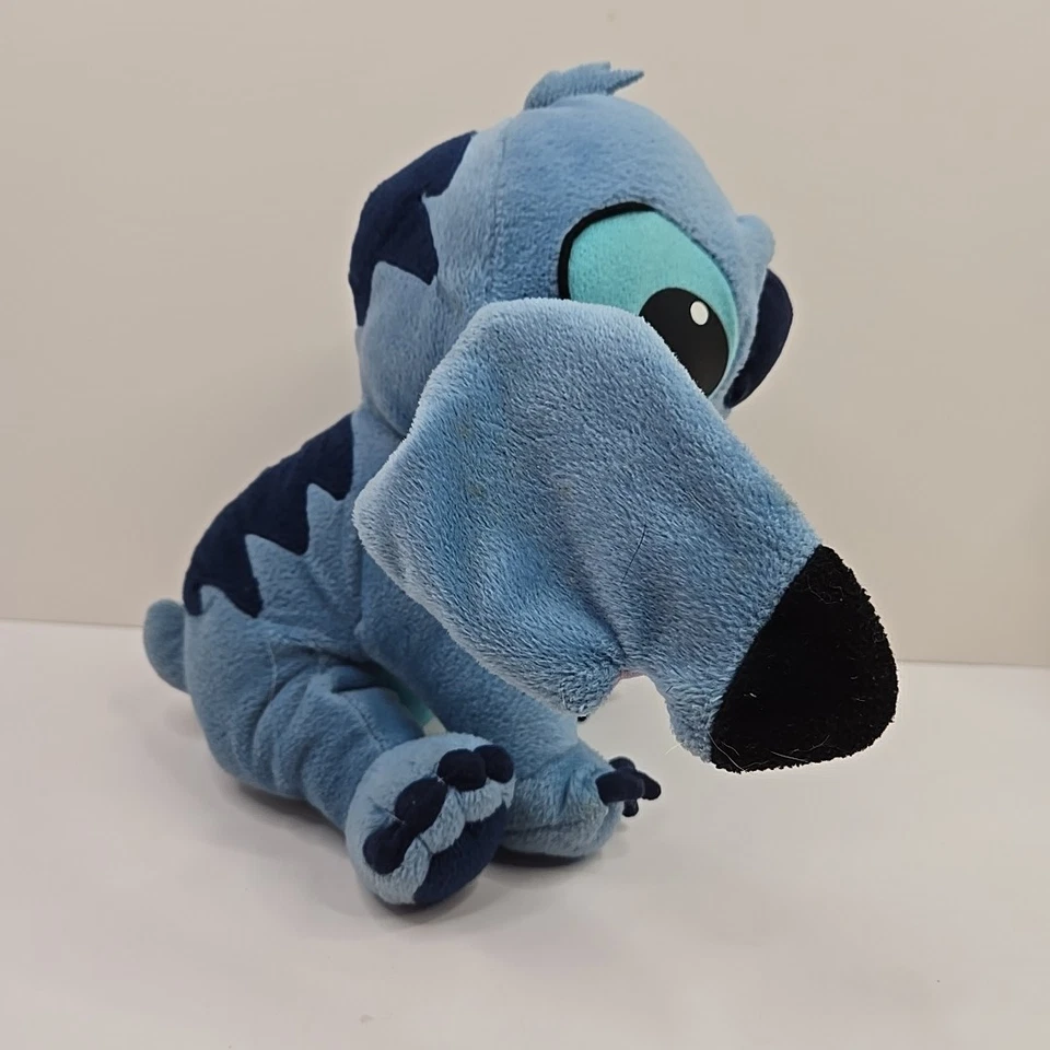 Peluche Applause Disney Stitch 11” azul Lilo & Stitch Alien Foto 4 de 4