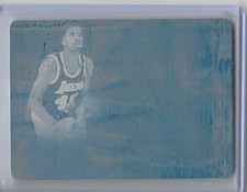 14-15 National  Treasures A.C. GREEN Champions Signatures 1/1 plate #NBA-AC cyan