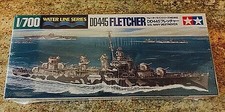Tamiya USS Fletcher DD445 Destroyer Waterline - Plastic Model Military Ship Kit