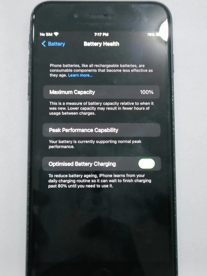 Apple iPhone 7 Plus 128GB Black  Working Boot Loop on Restart  - Image 3 of 4