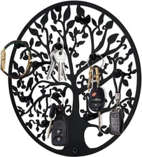 Key Hooks 8"Car Sunglasses Holder Wall Mount Home Decorative Rack Hanging Hanger