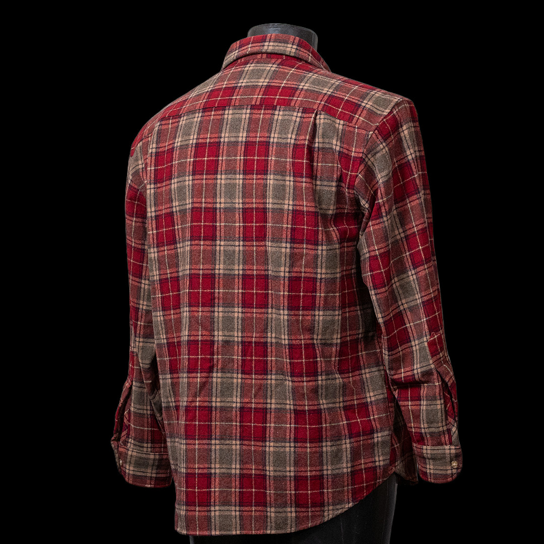 Pendleton Wool Button Down Mens Shirt Large Red a… - image 2