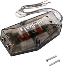 2-Channel High Low Level Converter Speaker Cable to RCA Adapter with Line Out Co