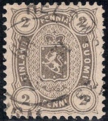 Finnland 1875 Mi. 12B gebraucht 100% 2. P, Wappen