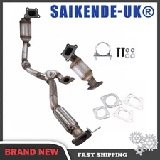 For Cadillac SRX 3.0L Both Catalytic Converter Flex Pipe 2010-2011 10H41324/323