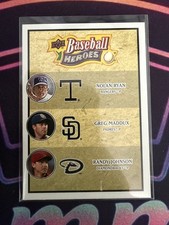 2008 Upper Deck Baseball Heroes - Nolan Ryan, Randy Johnson, Greg Maddux #193