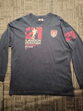 Vintage Nike Team Landon Donovan USMNT Long Sleeve Shirt Men's Large USA Soccer