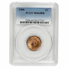 1900 Indian Head Cent 1C PCGS MS 64 RB
