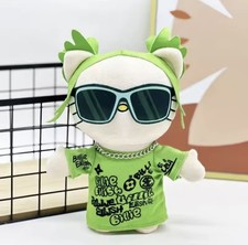 Hello Kitty As BILLIE EILISH Singer Green Doll Stuffed Figure Plush Toy 26cm NEW