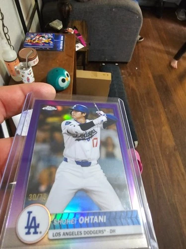 Shohei Ohtani 2024 Topps Chrome Purple Refractor