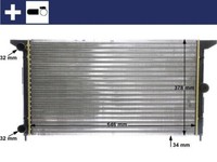 Mahle KüHler WasserküHler MotorküHlung MotorküHler Behr Cr 607 000S