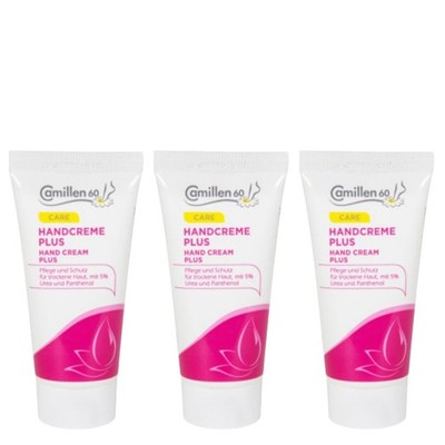Camillen 60/Handcreme Plus ''Reisegröße'' für Normale Haut 3x30ml/Hautpflege 