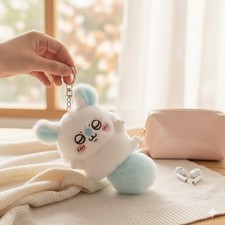 New Cute Chiikawa Momonga Doll Toy Keychain Key Backpack Plushie Mascot Gift