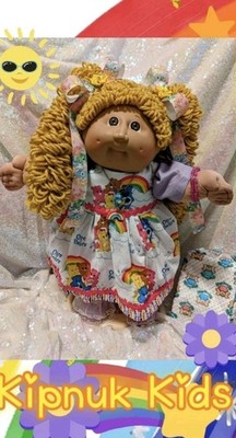   Vintage 1980s Cabbage Patch Kid Custom Popcorn   Re-root, Care Bears