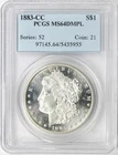 1883-CC Morgan Dollar PCGS MS64 DMPL Carson City Deep Mirror Prooflike