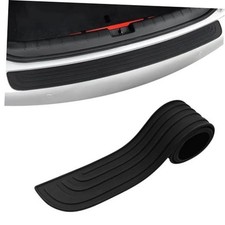 Car Rear Bumper Protector, 41 x 3.4 Inch Universal Anti-Scratch Rubber black