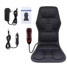 8-Mode Full Back Massage Vibration Cushion Car Chair Seat Pad Mat Heat Massager